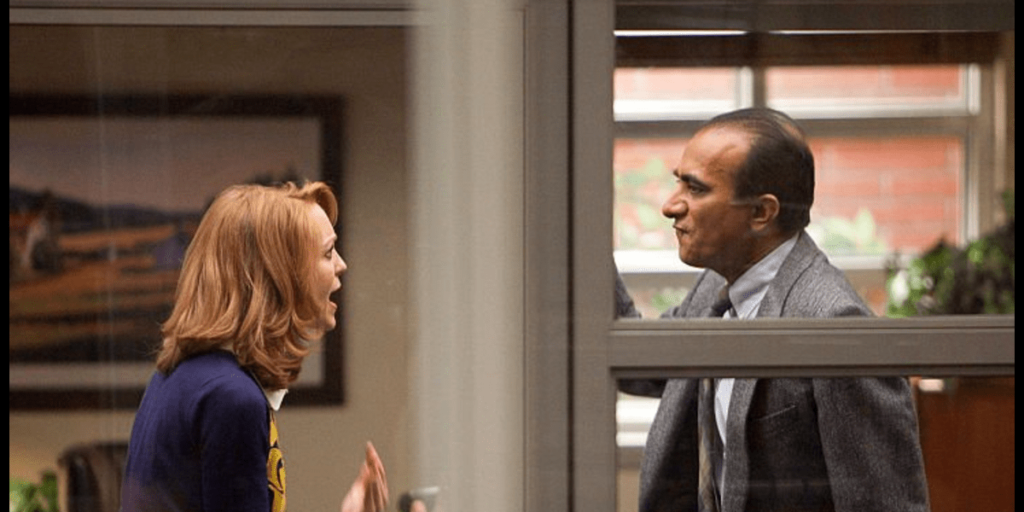 Emma Argues with Principal Figgins