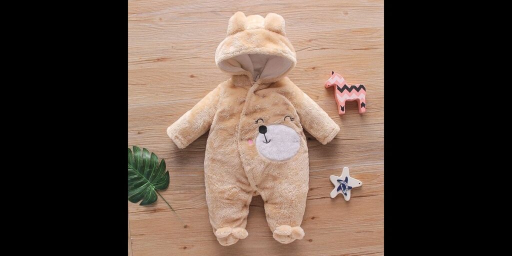 thesparkshop.in:product/bear-design-long-sleeve-baby-jumpsuit 