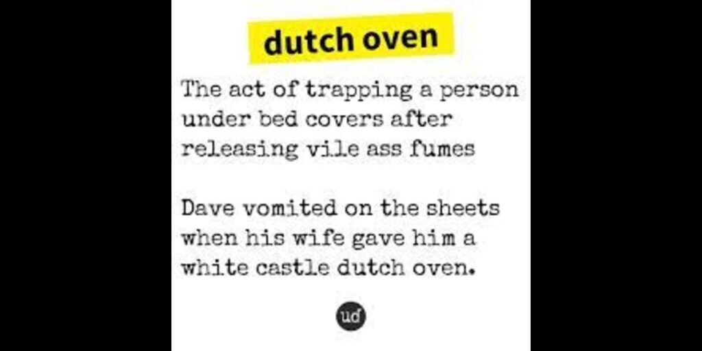 Dutch Oven Urban Dictionary